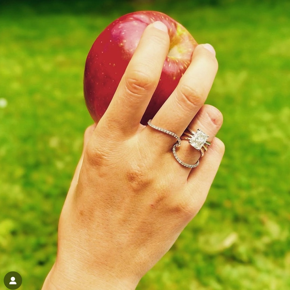 Elegant Silver Ring Set